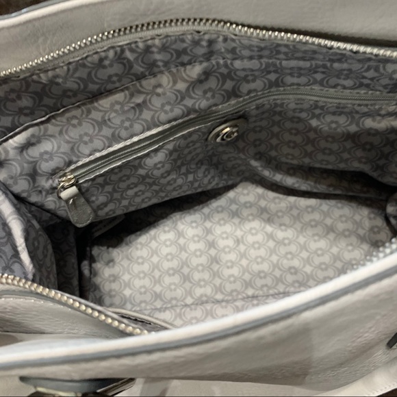 🥳HP🥳Charming Charlie light gray satchel bag - Picture 13 of 15